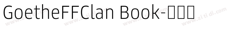 GoetheFFClan Book字体转换